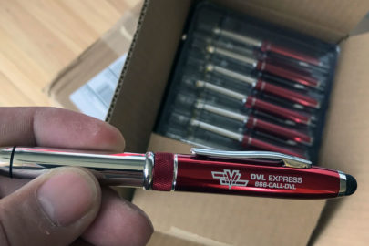 Corporate branding pens