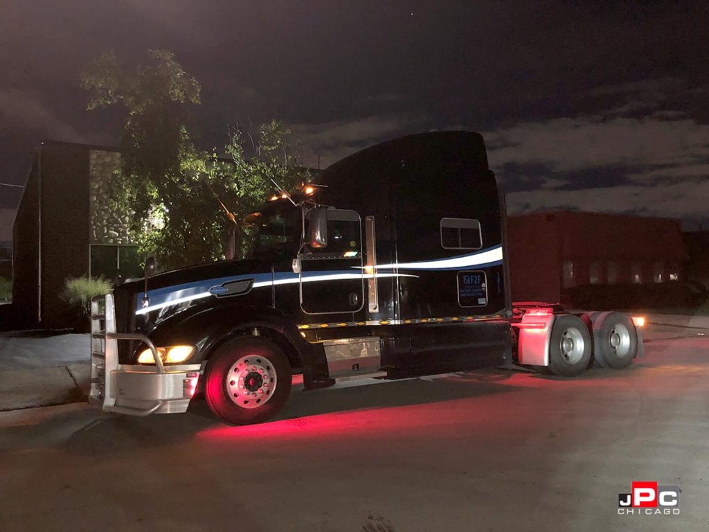 F2F truck black glow in dark vinyl