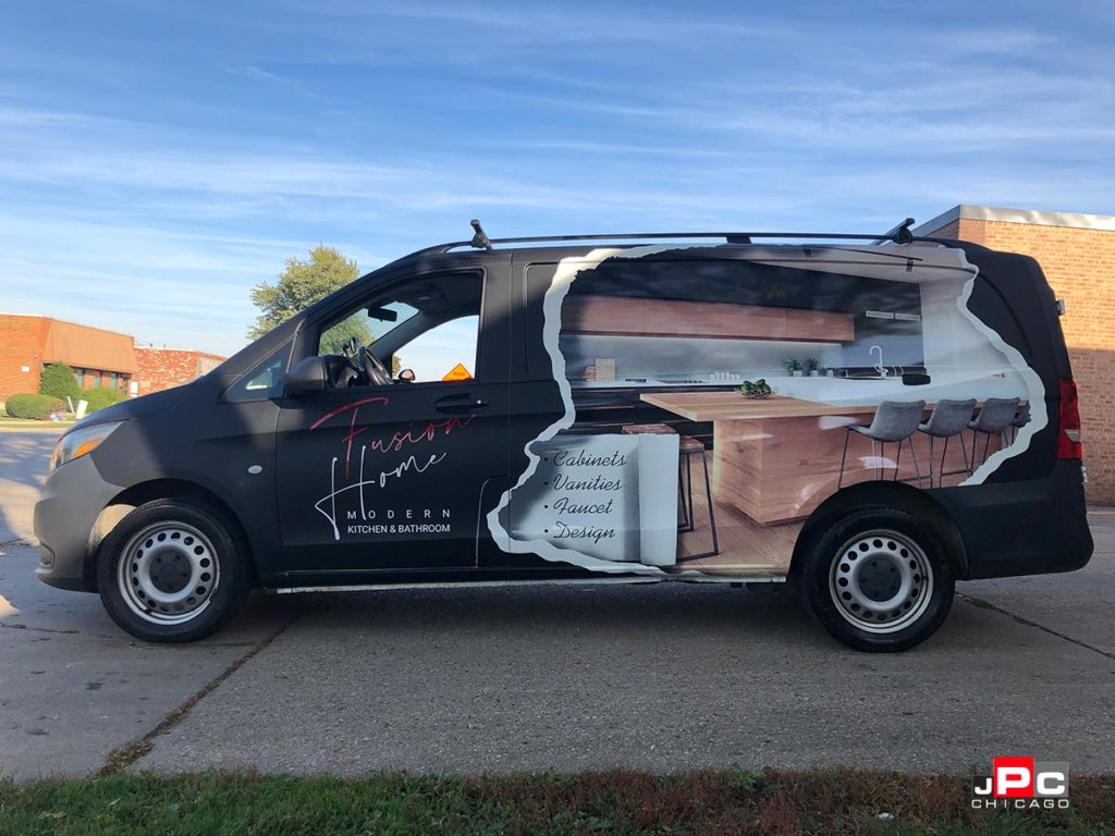 Fusion Home Van Wrap